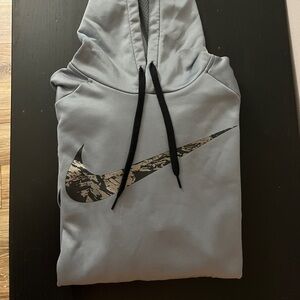 Grey Nike Dri-Fat Hoodie